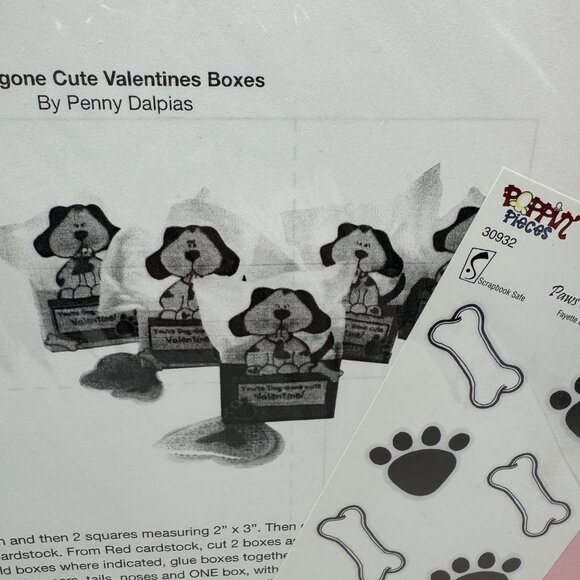 Doggone Cute Valentines Boxes DIY Kit - Picture 3 of 3